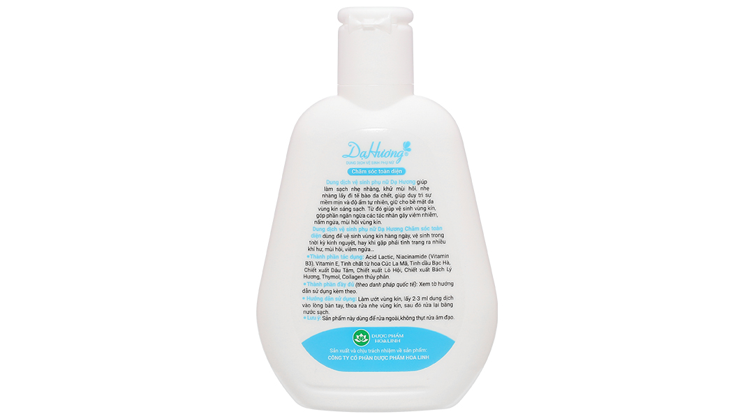 Dung dịch vệ sinh phụ nữ Dạ Hương chăm sóc toàn diện chai 100ml - 10
